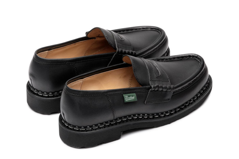 Paraboot Orsay Black Silk - Rubber Sole outlook