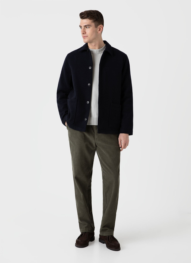 Sunspel Cotton Crew Neck Jumper outlook