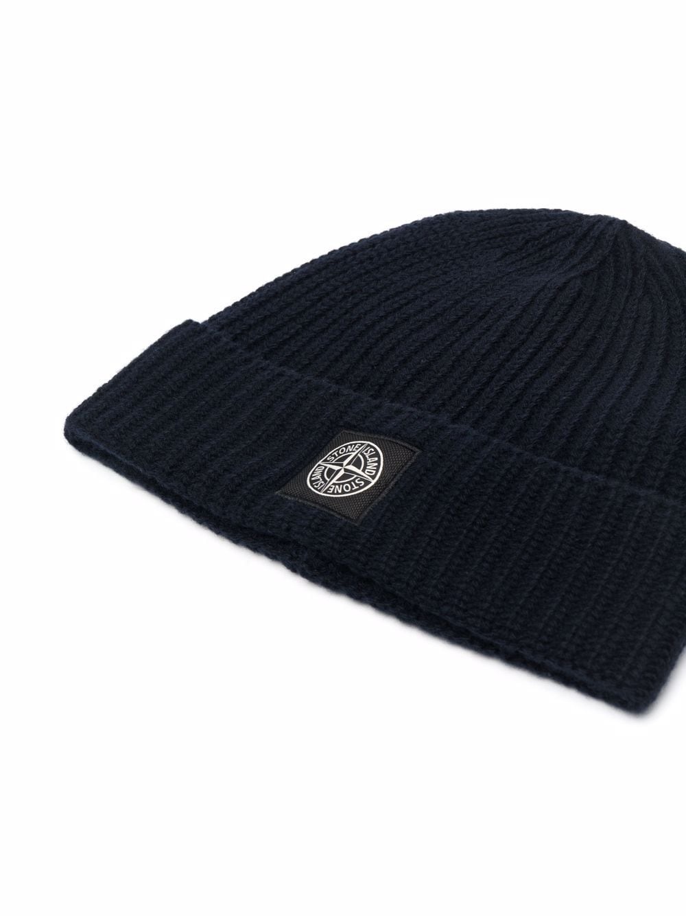 ribbed-knit wool beanie - 2