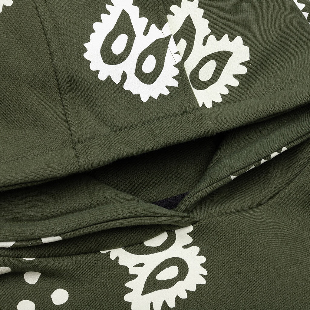 BANDANA HOODIE - OLIVE - 4