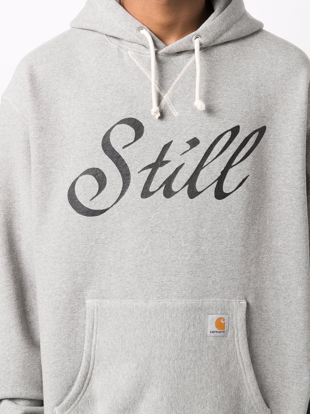 slogan-print hoodie - 5