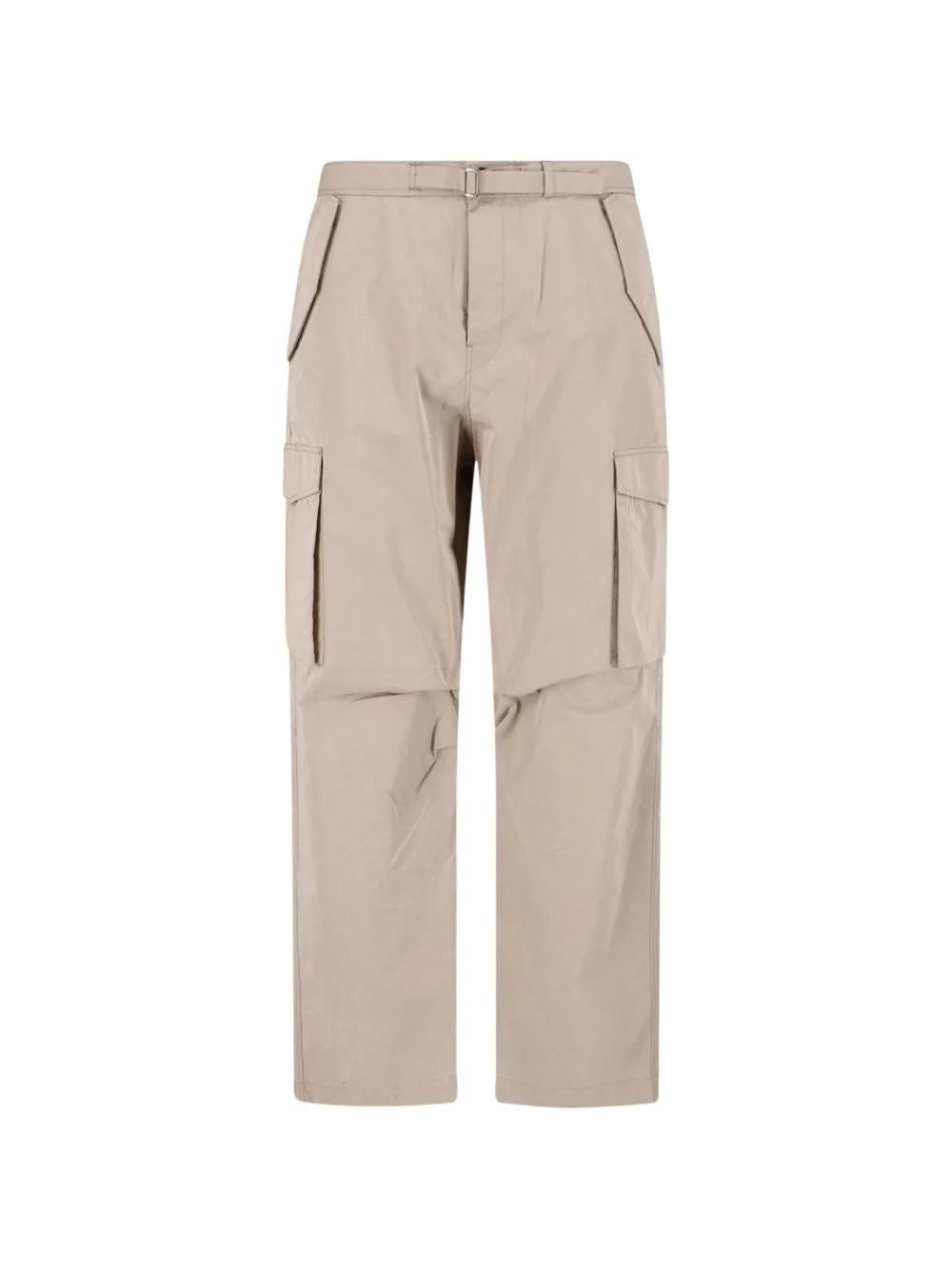 belted cargo trousers - 1