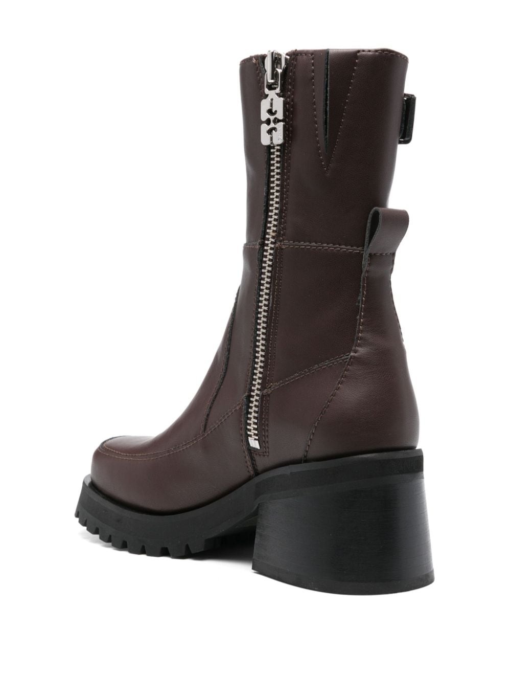70mm zip-up boots - 3