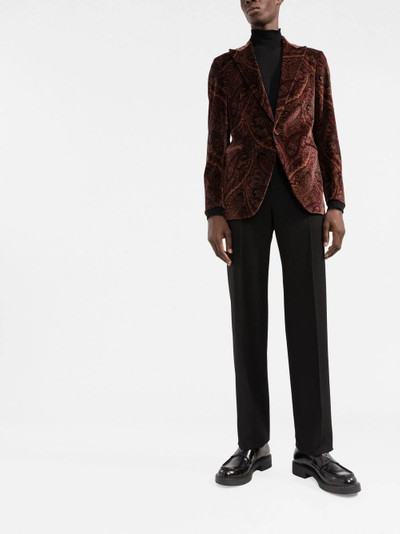 Etro paisley pattern blazer jacket outlook