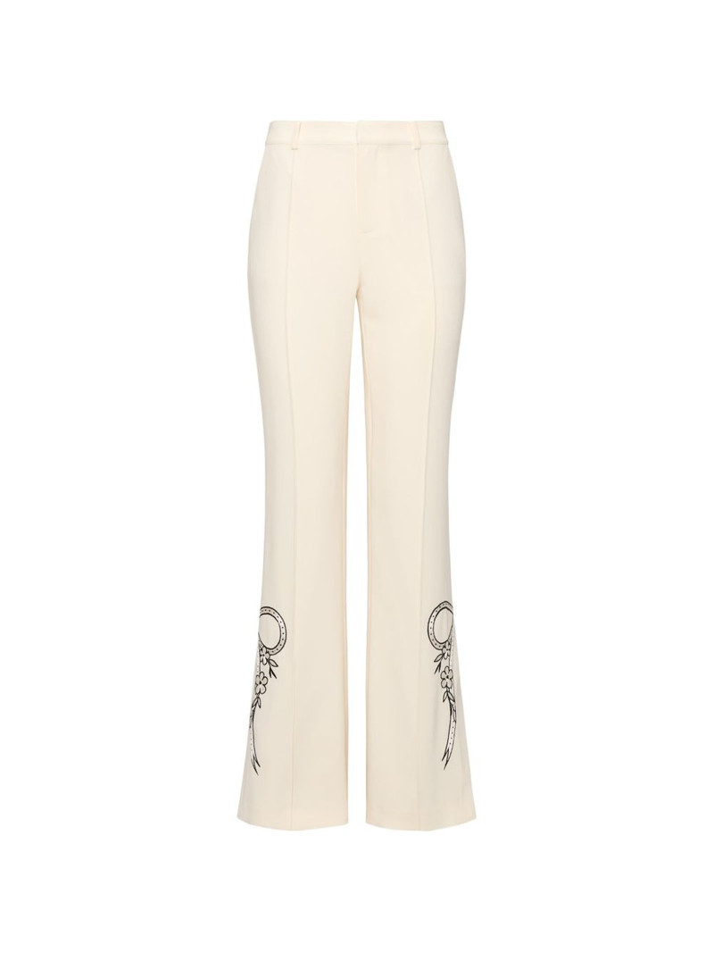 Abeline floral-detail trousers 1