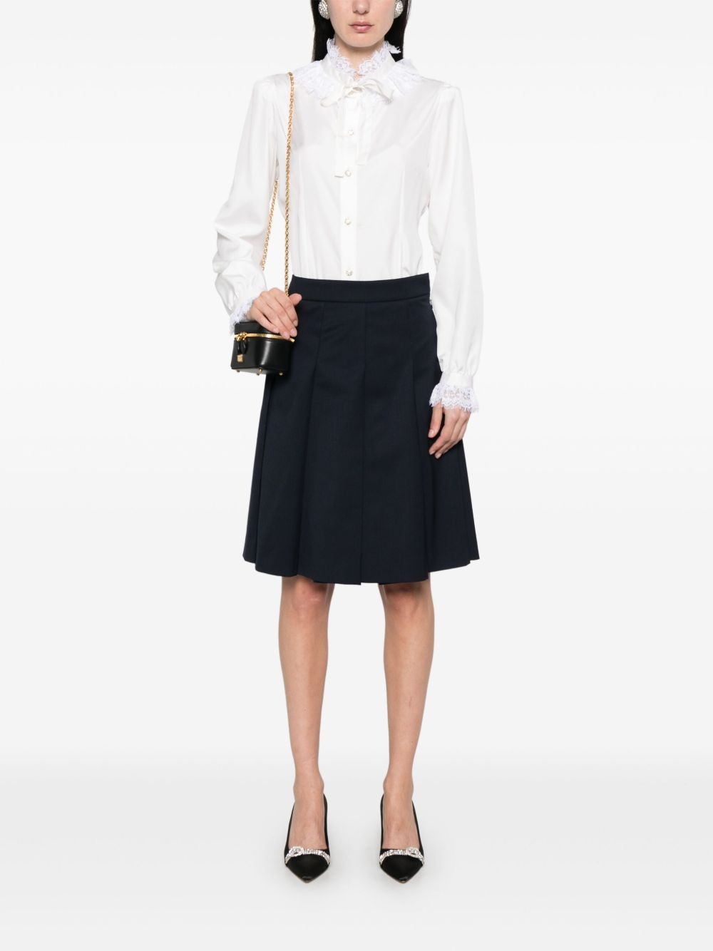 silk poplin shirt - 2