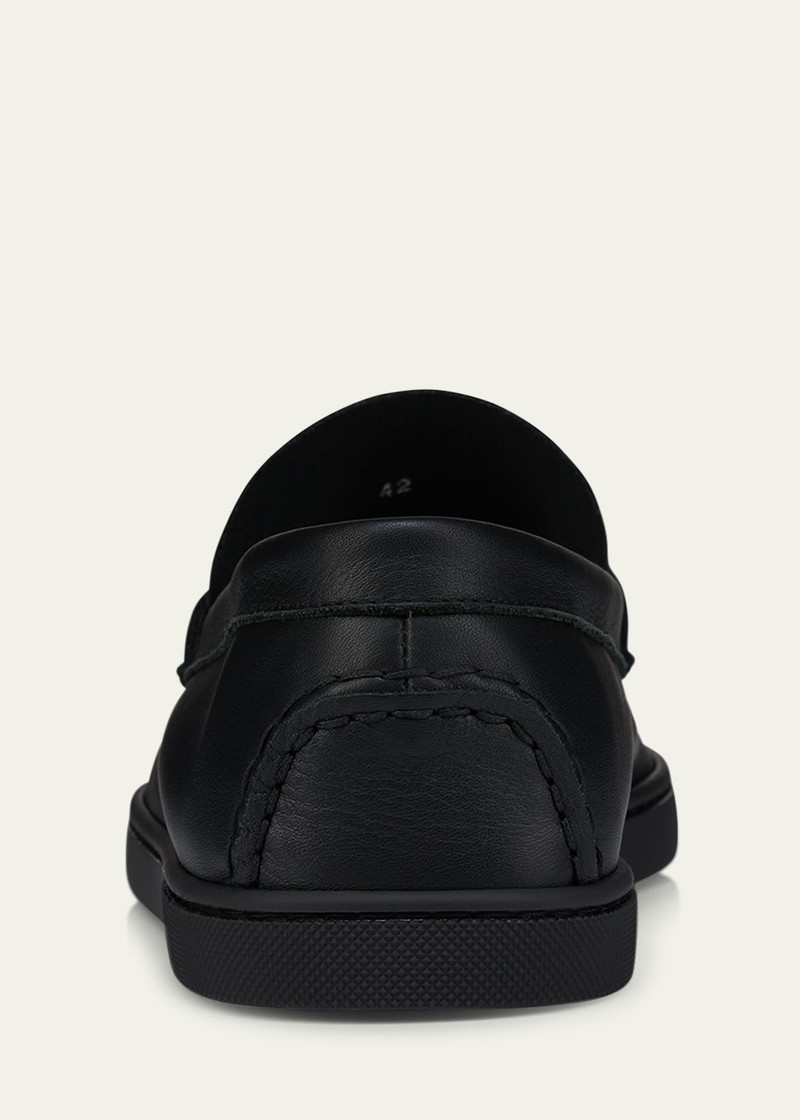 Christian Louboutin Men's Chambeliboat Leather Loafers outlook