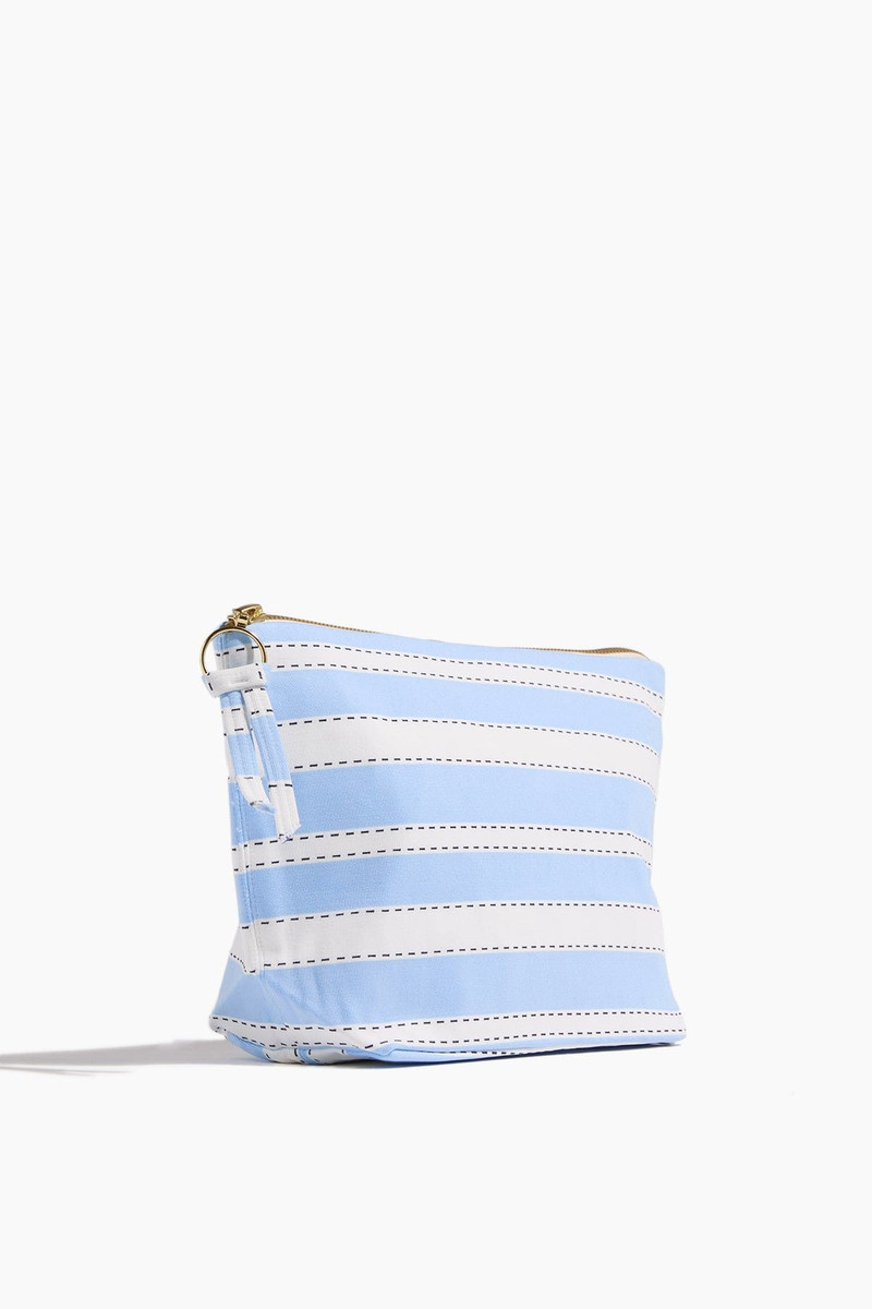 lemlem Cora Pouch in Debre Sky outlook