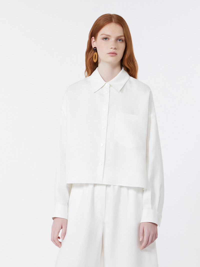 CAPO Linen canvas jacket - WHITE 5