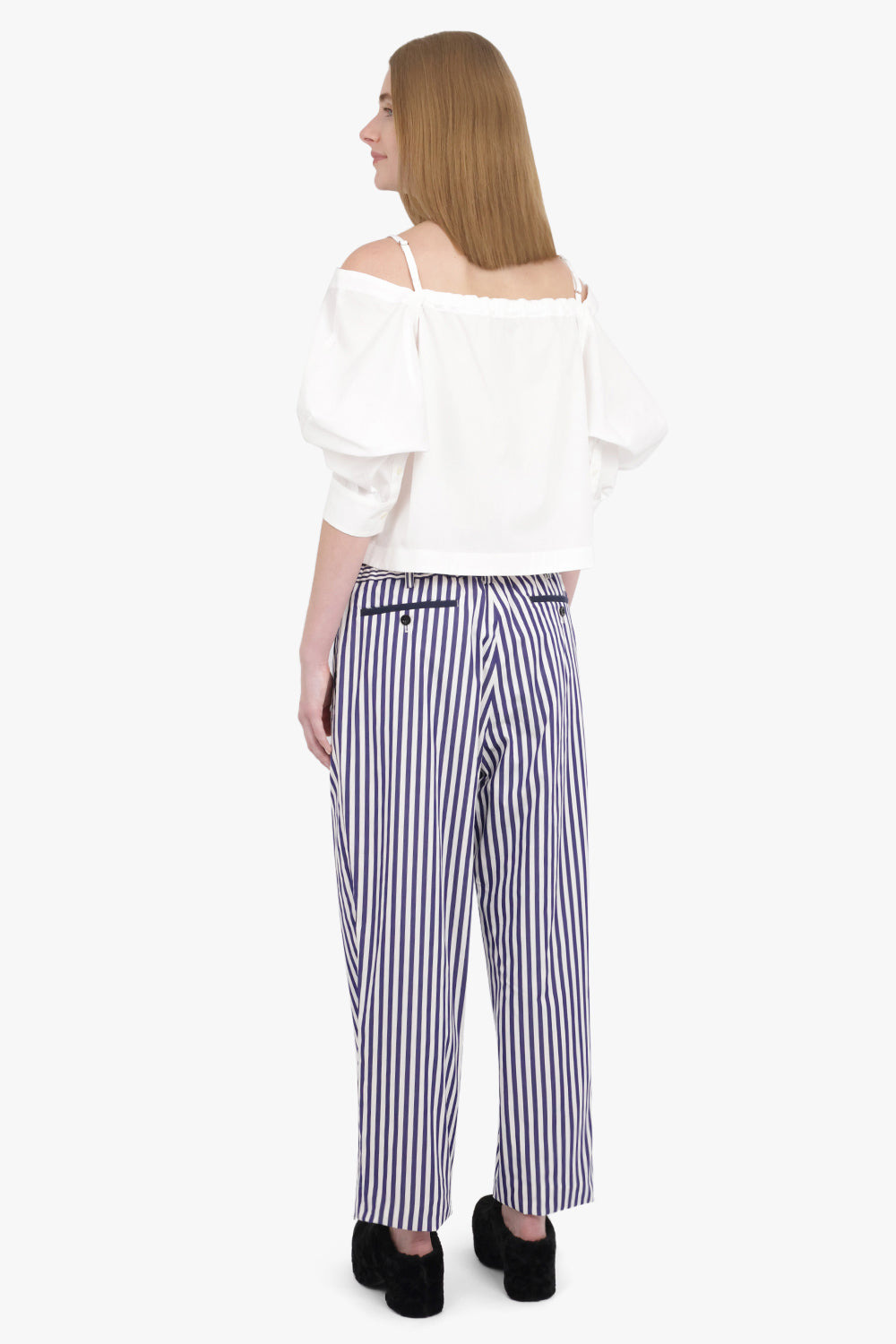 THOMAS MASON JOGGER PANT | NAVY STRIPE - 5