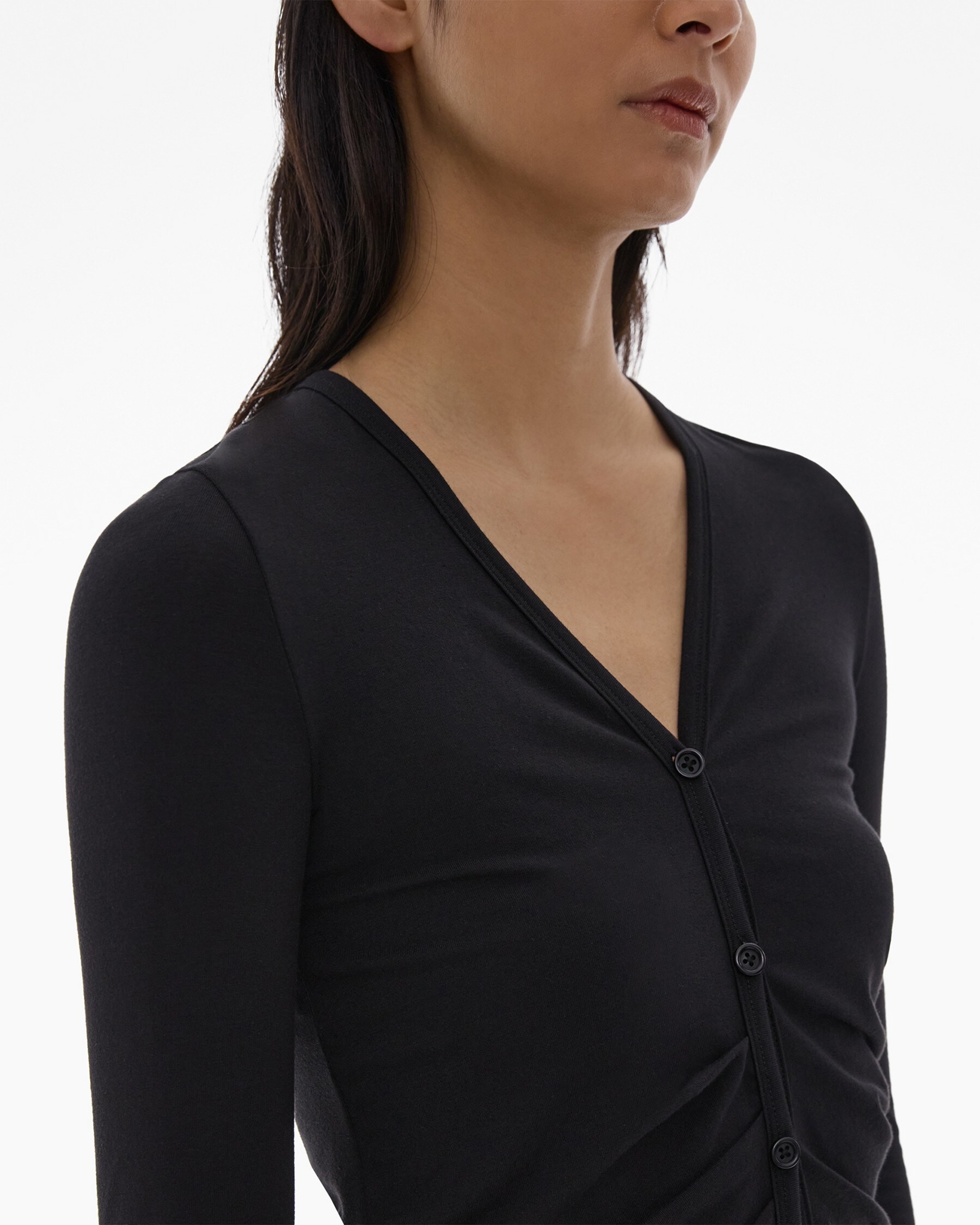 RUCHED CARDIGAN - 6