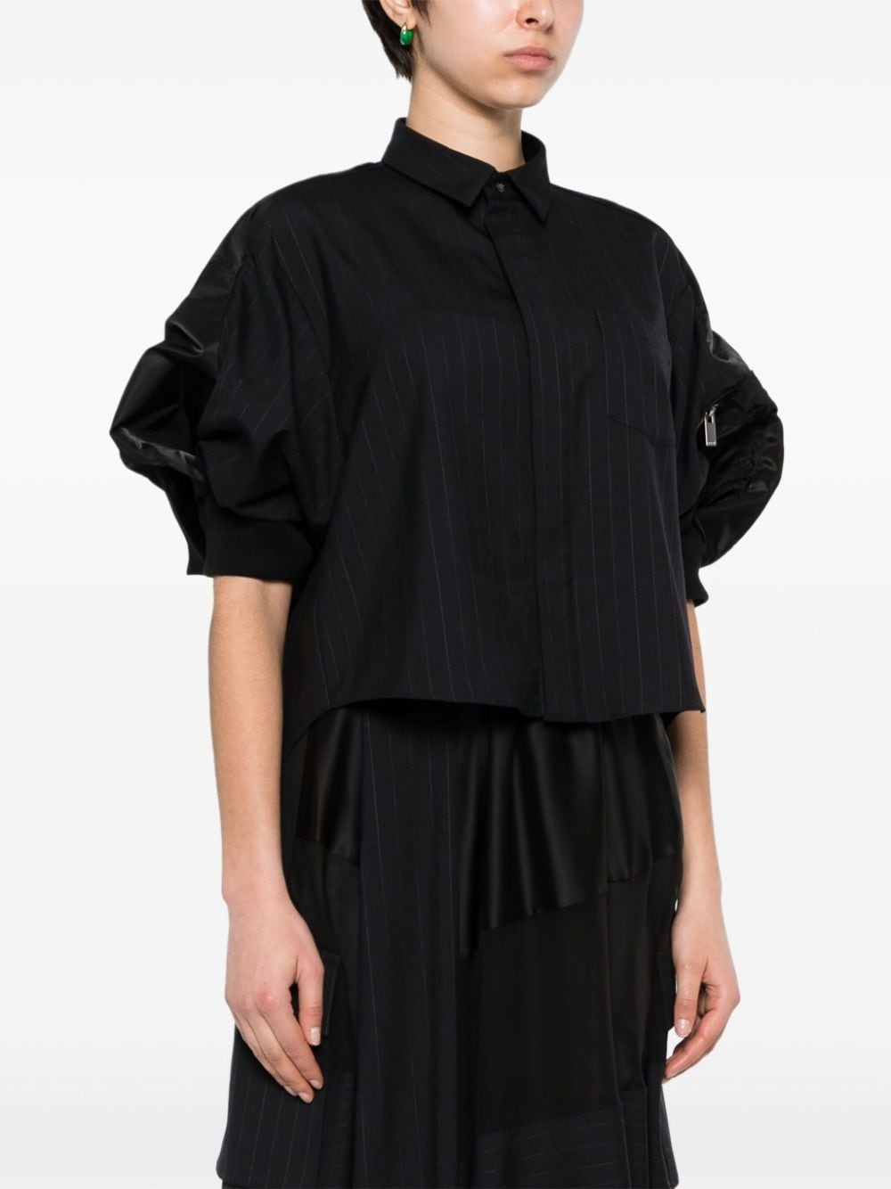 panelled shirt - 5