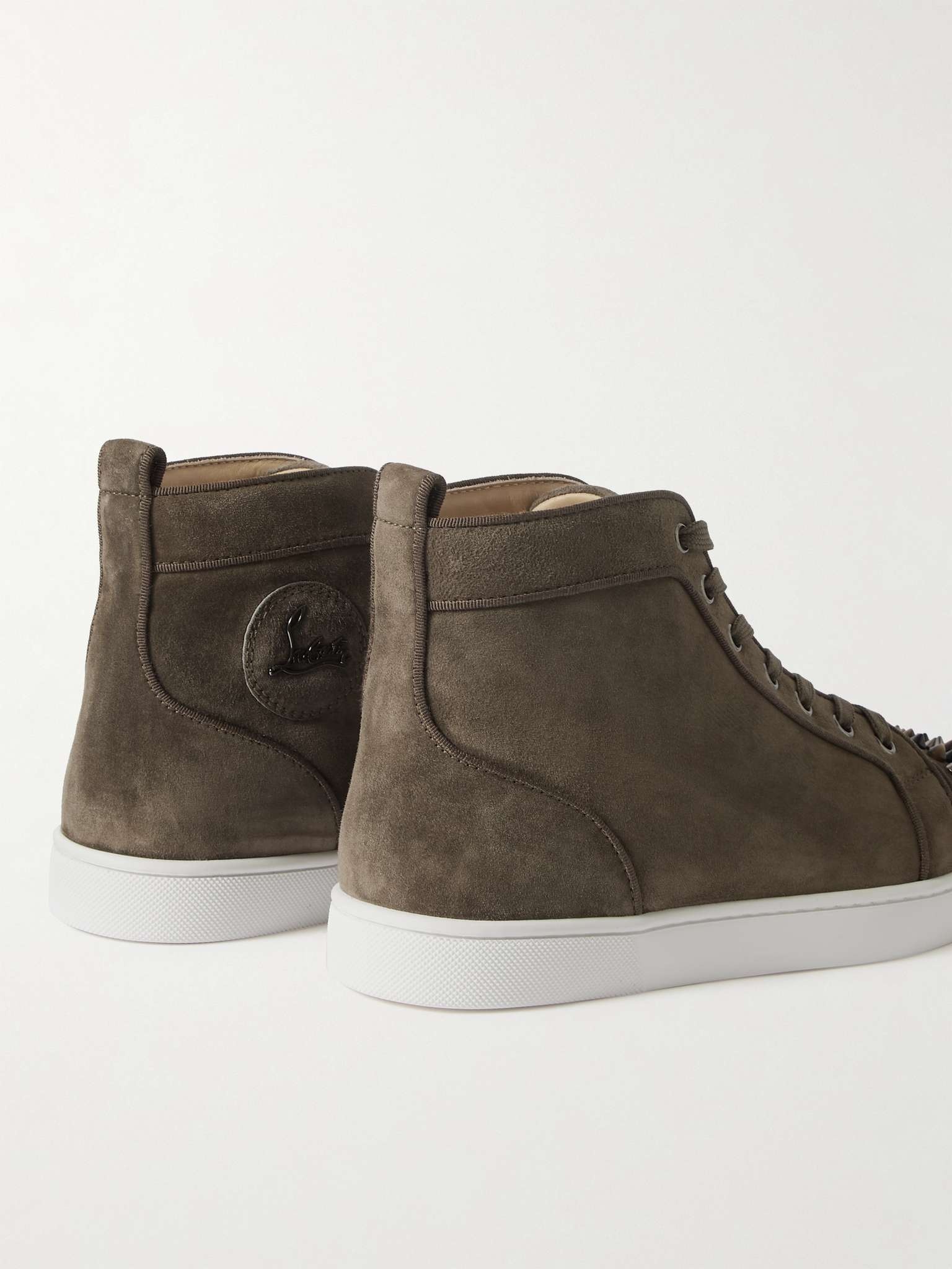 Lou Spikes Orlato Suede High-Top Sneakers - 5