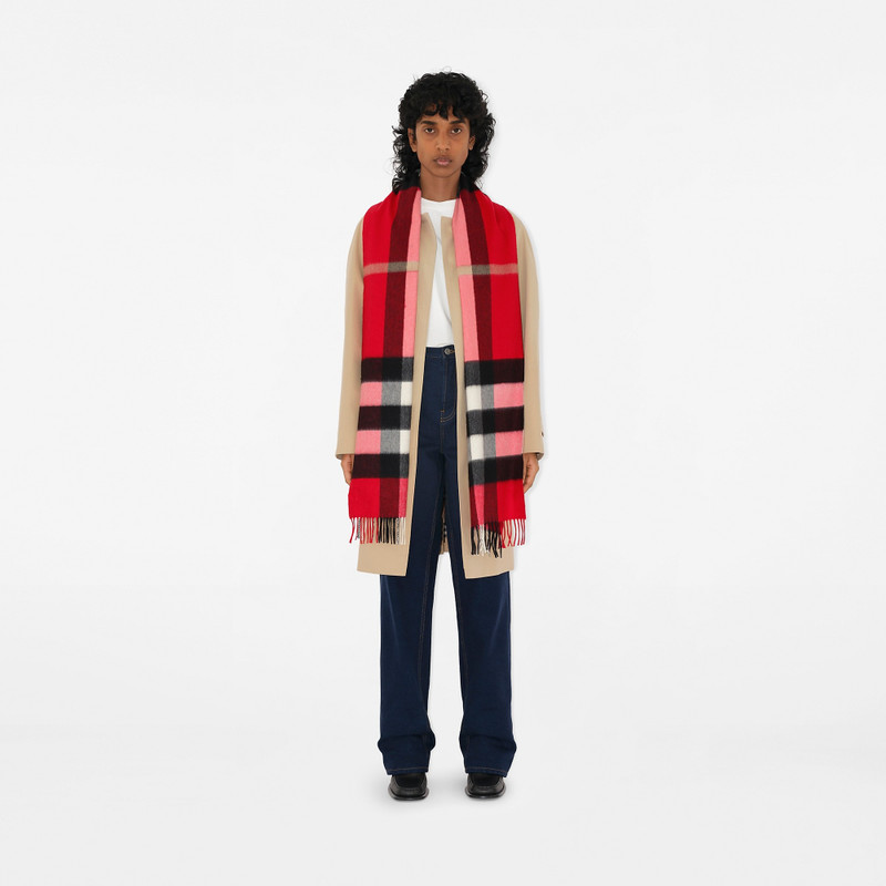 Check Cashmere Scarf 3