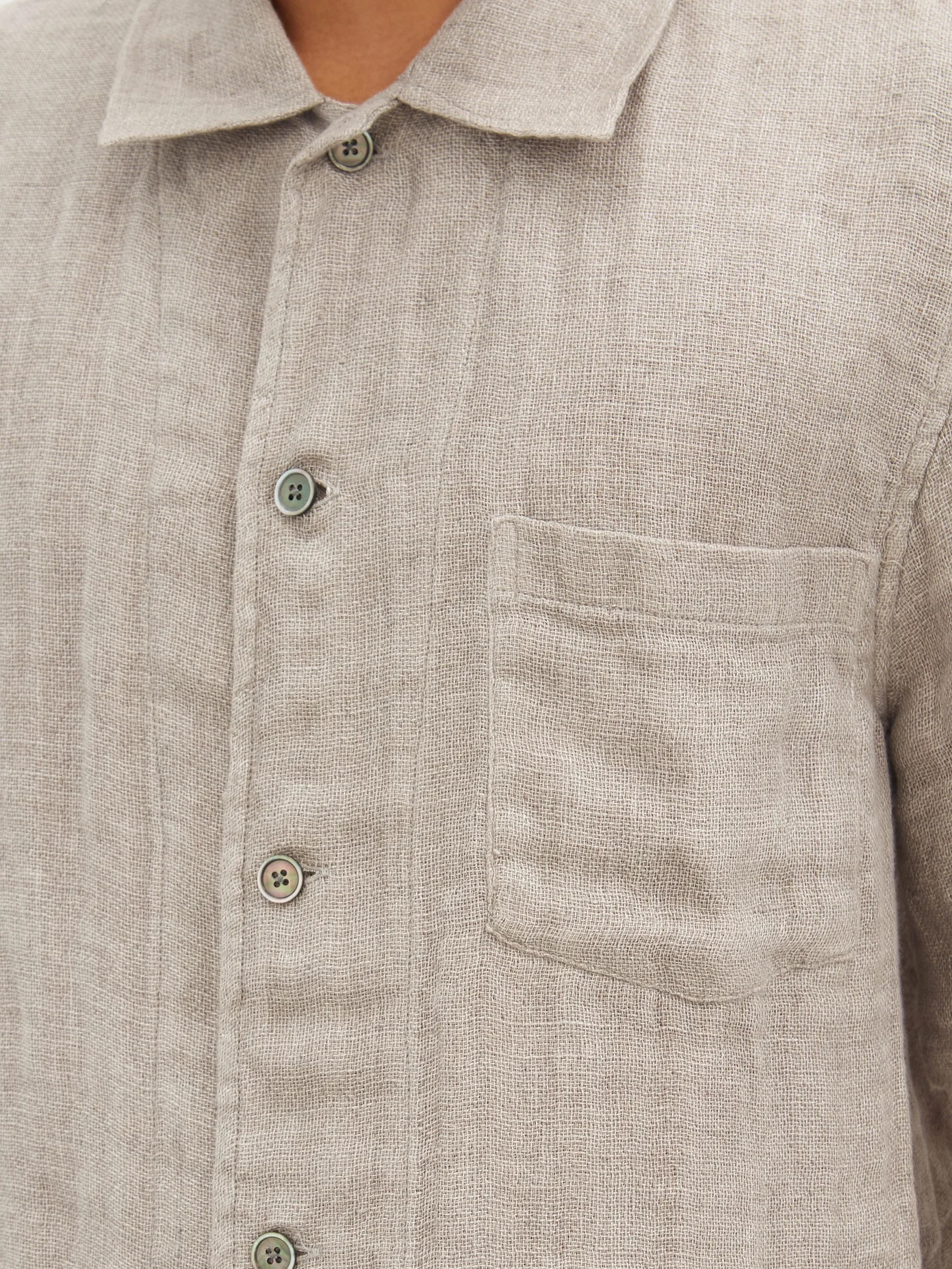 Box linen shirt - 4