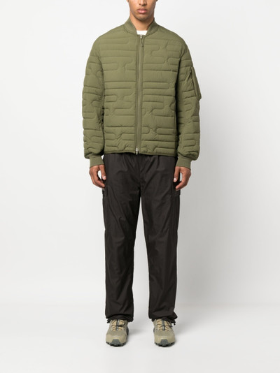 Y-3 quilted padded bomber jacket outlook