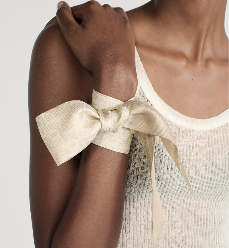 Dior Dior Oblique Natte Mitzah Scarf outlook