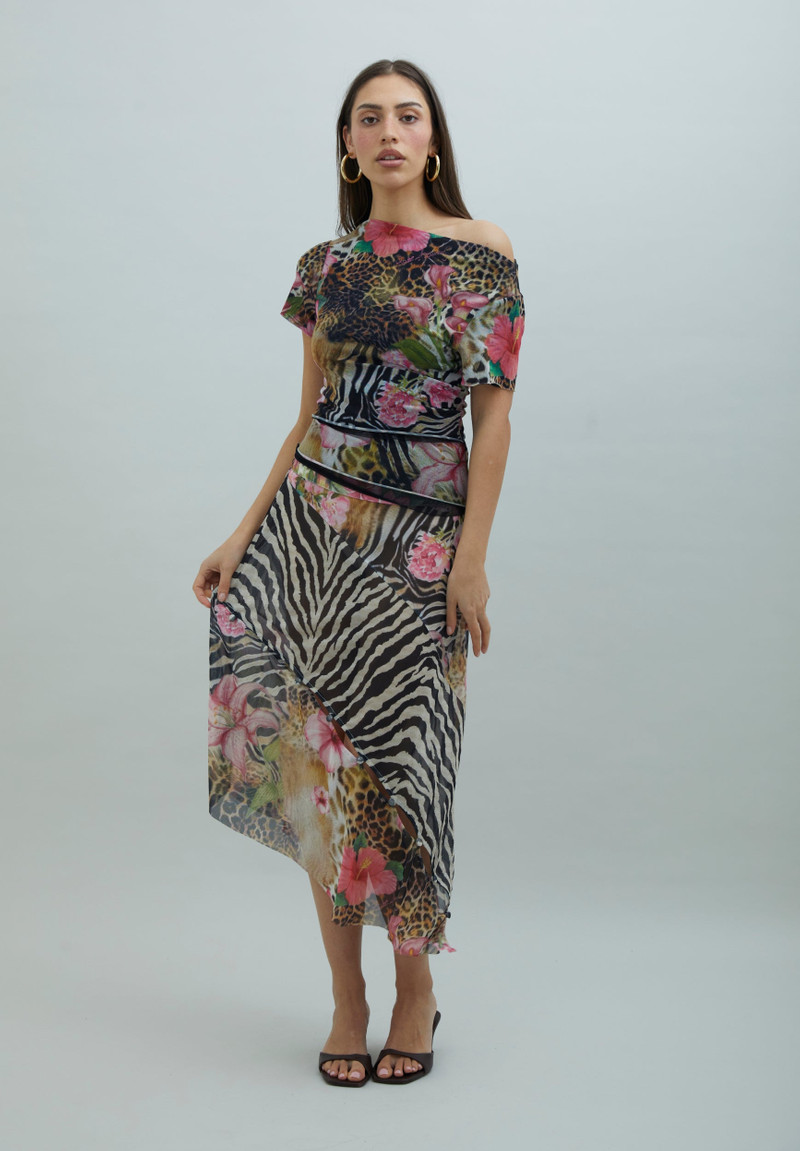 TROPICAL MESH SKIRT 4