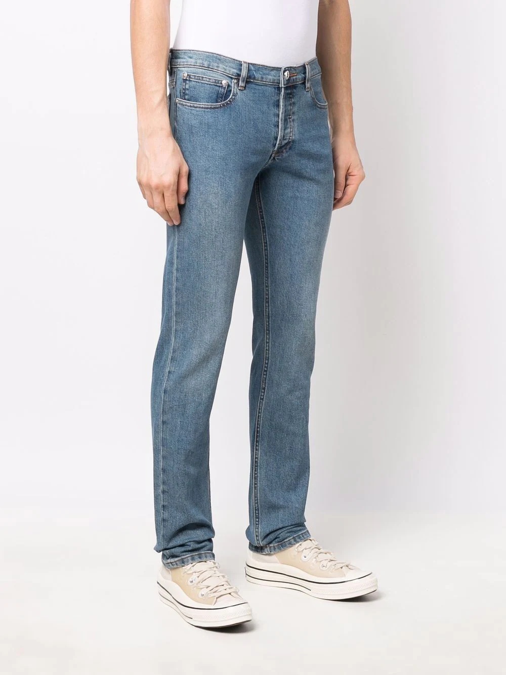 mid-rise slim-fit jeans - 3