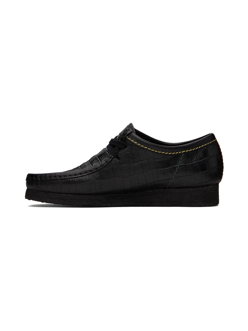 Black Clarks Originals Edition Croc Desert Boots 3