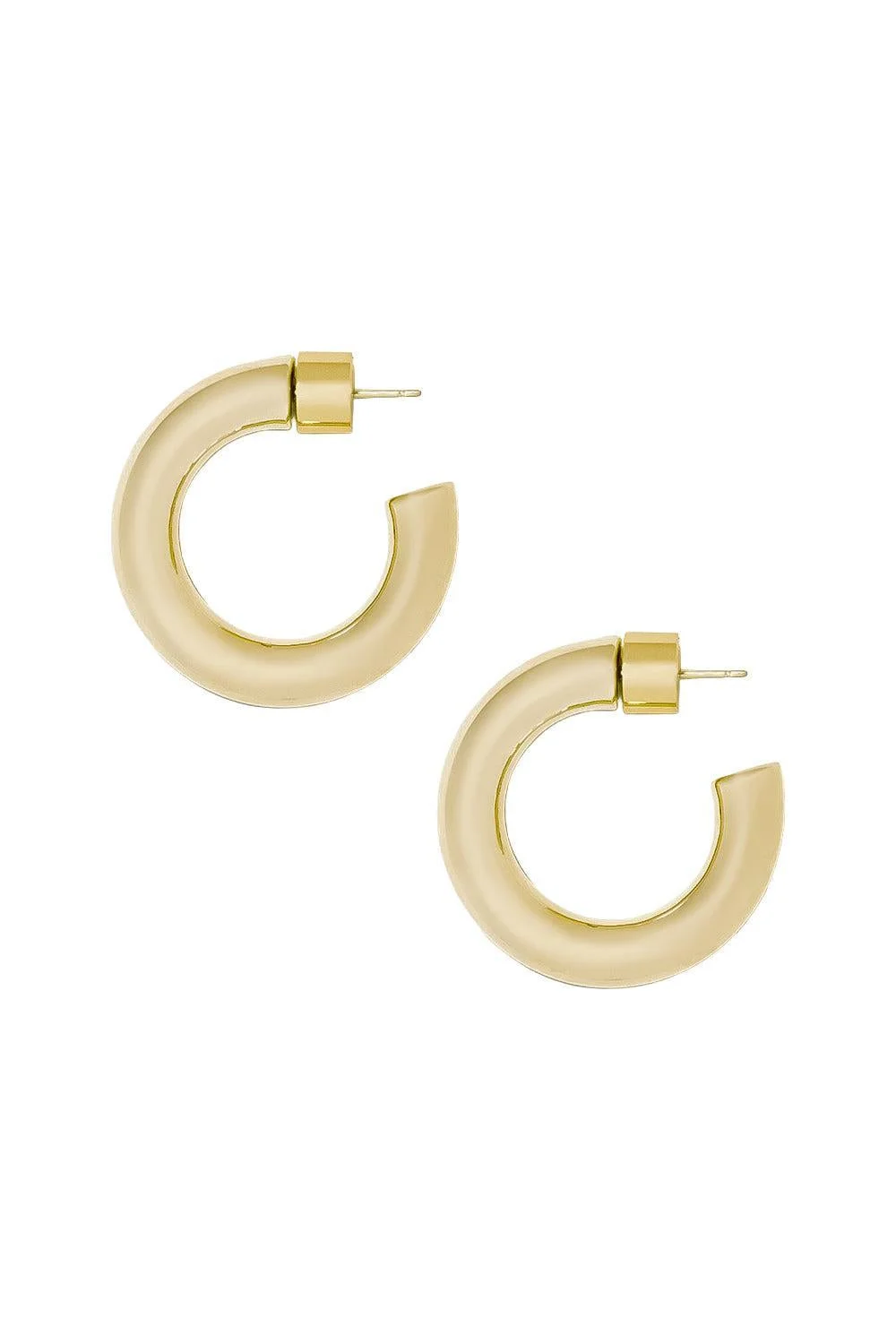 Samira Huggie Earrings - Yellow - 1in - 1