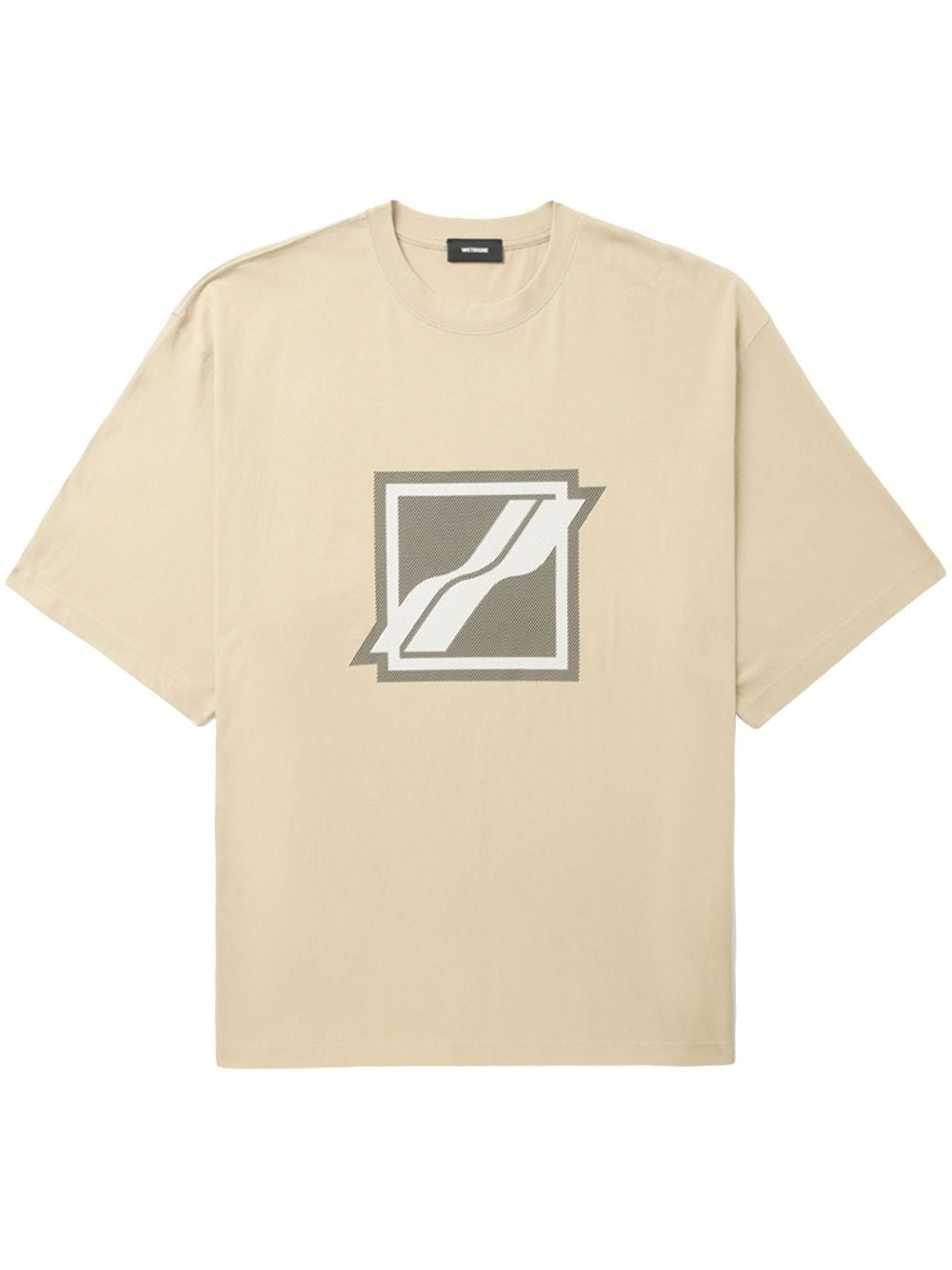 logo-print cotton T-shirt - 1