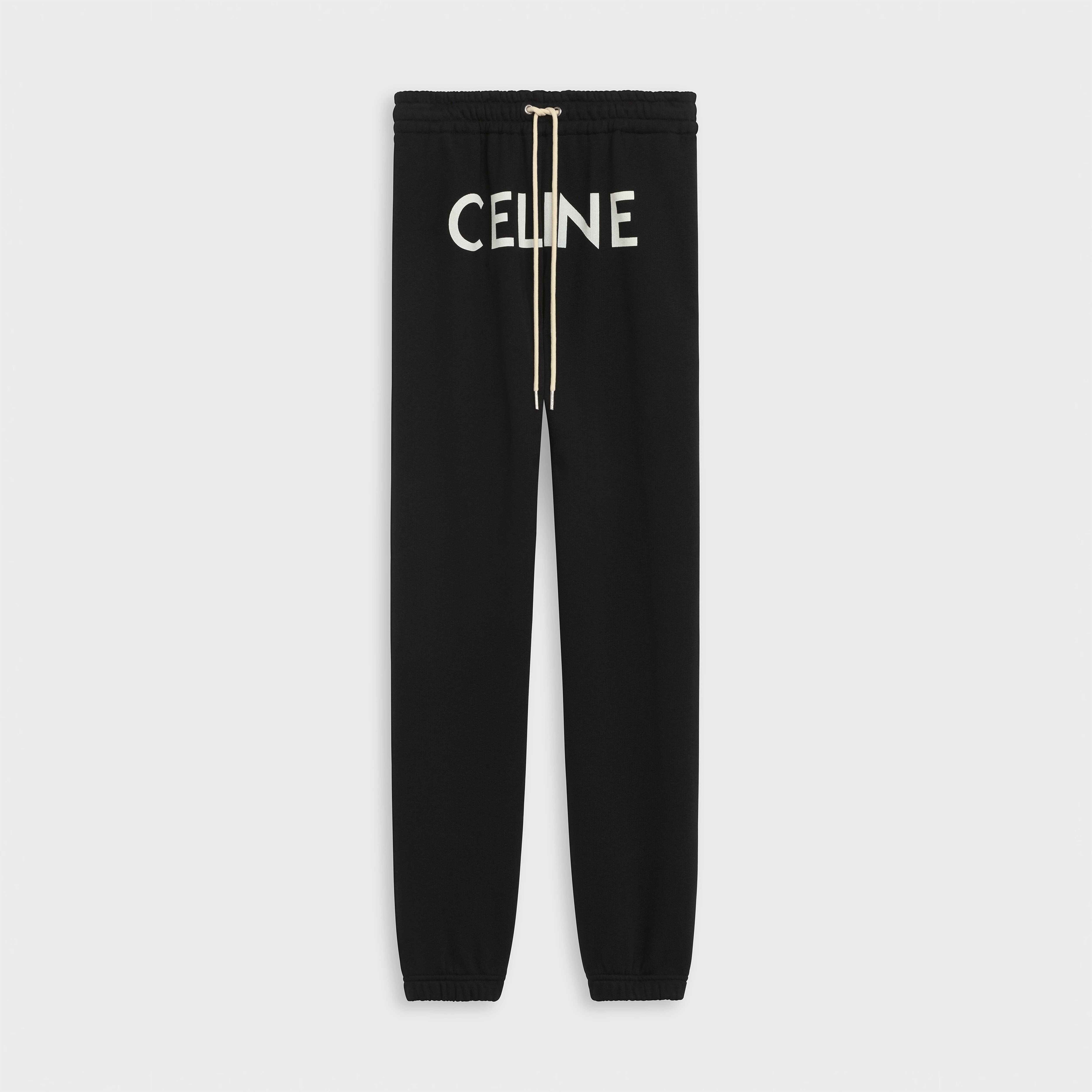 CELINE TRACK PANTS IN COTTON FLEECE - 1