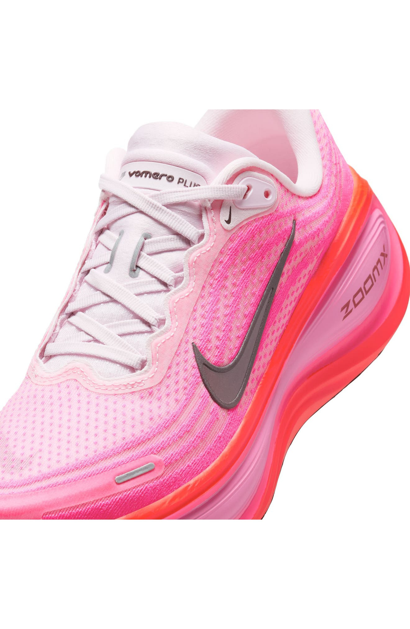 Nike Vomero Plus Running Shoe in Pink/Burgundy/Crimson at Nordstrom - 9