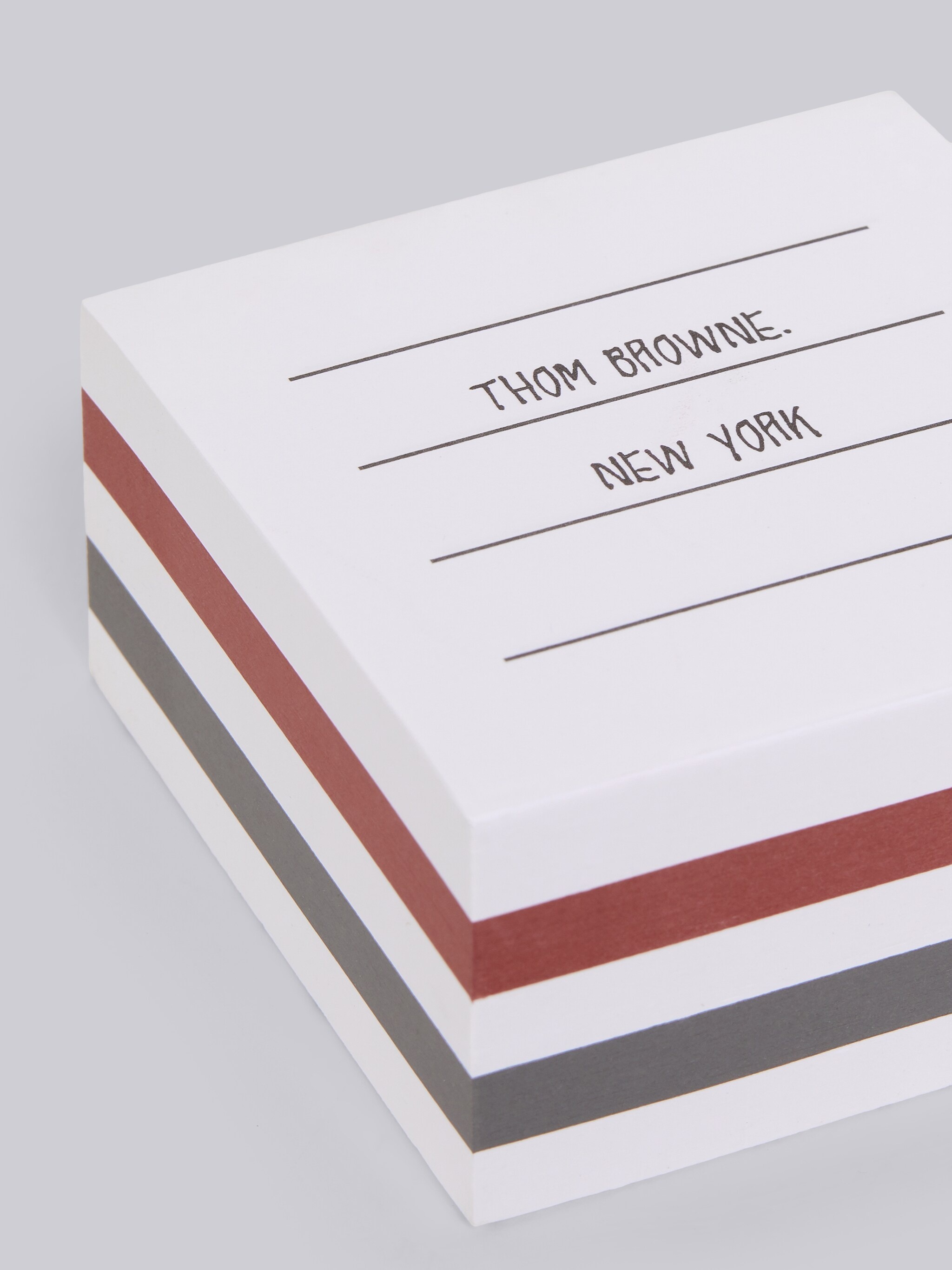 Thom Browne Multi-Color Paper Name Tag 4-Bar Sticky Notes | REVERSIBLE