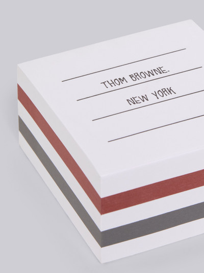 Thom Browne Multi-Color Paper Name Tag 4-Bar Sticky Notes outlook
