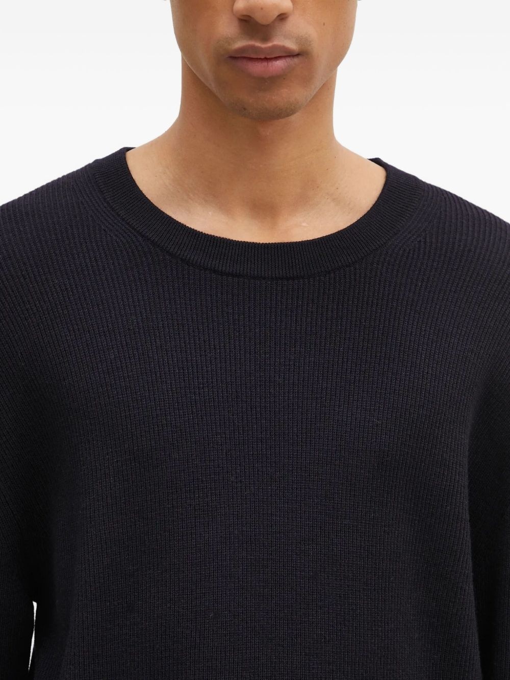 ribbed-knit crew-neck sweater - 4