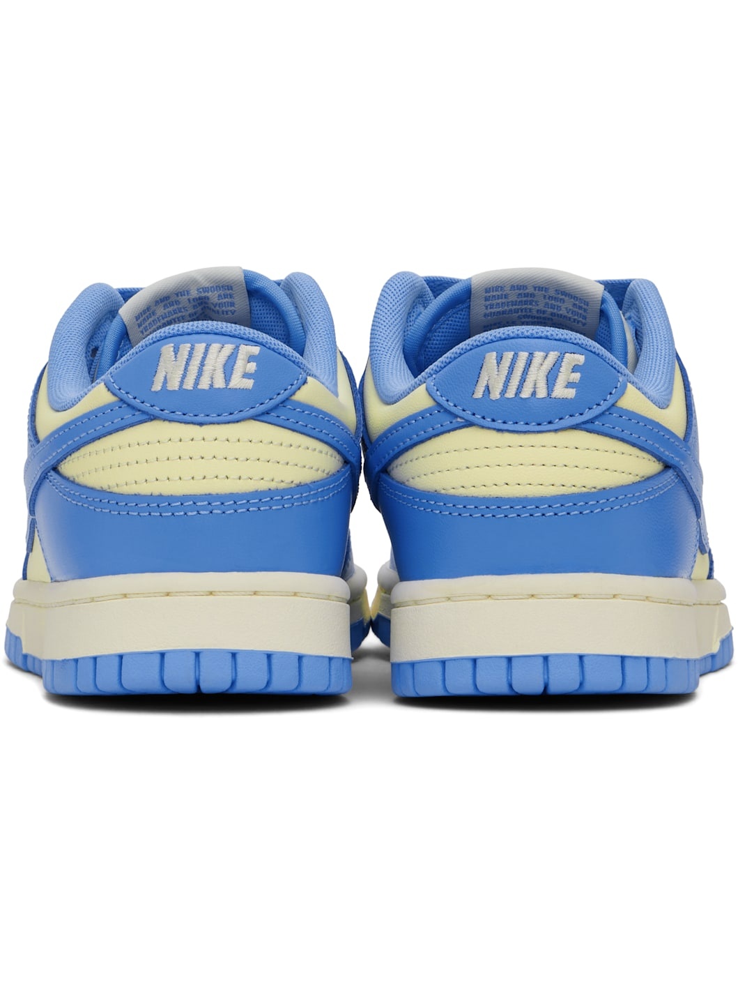 Off-White & Blue Dunk Low Retro Sneakers - 2