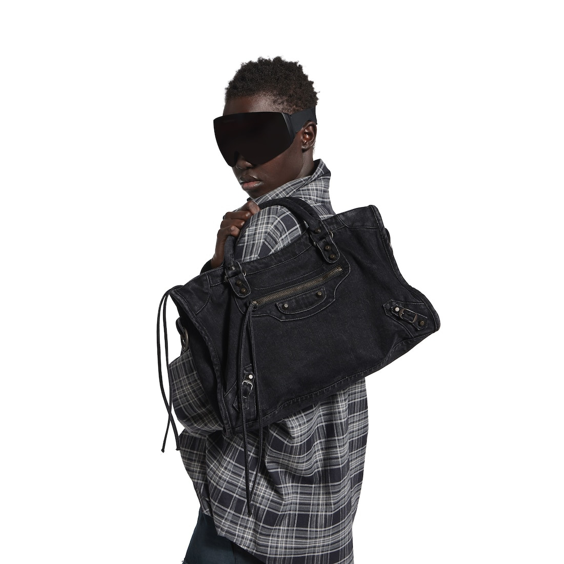 Women's Le City Bag Medium in Black - 9