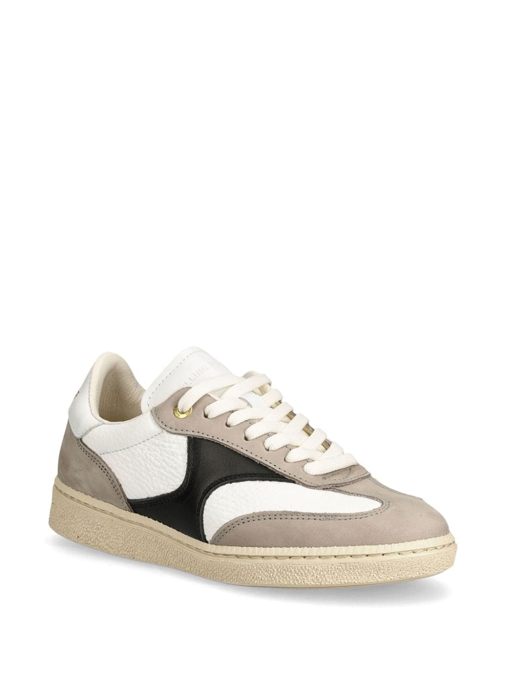 panelled design trainers - 2