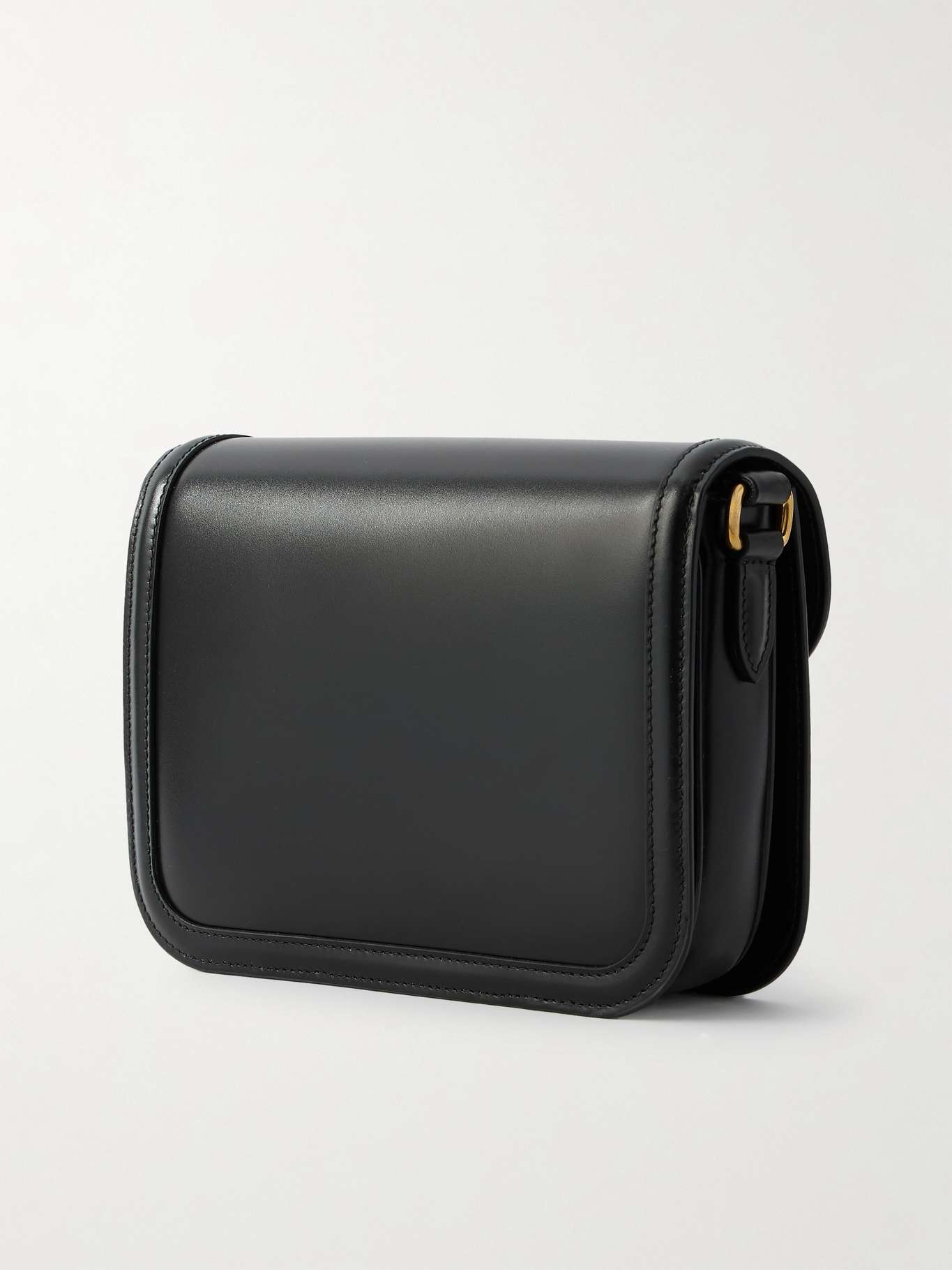 9to5 small leather shoulder bag Black - 3