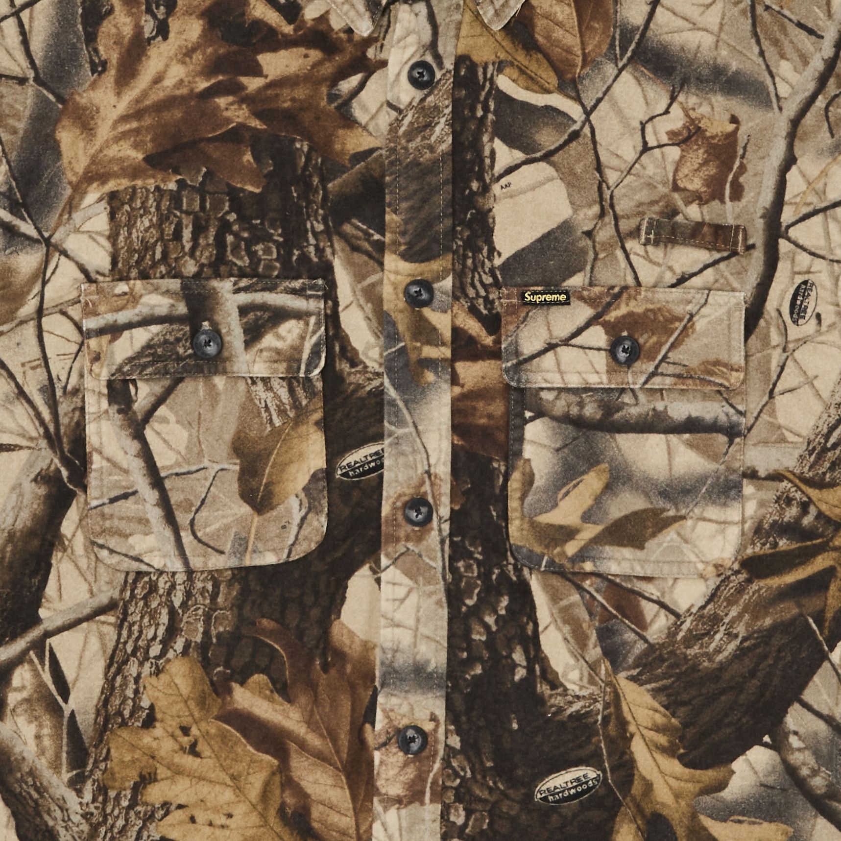 Supreme Quilted Lined Hooded Flannel Shirt 'Realtree Hardwoods Camo' - 3
