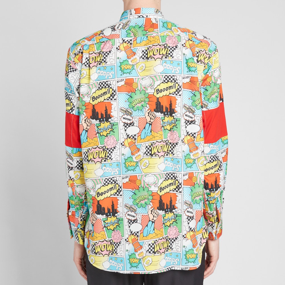 Comme des  Garcons SHIRT Comic Print Shirt - 5