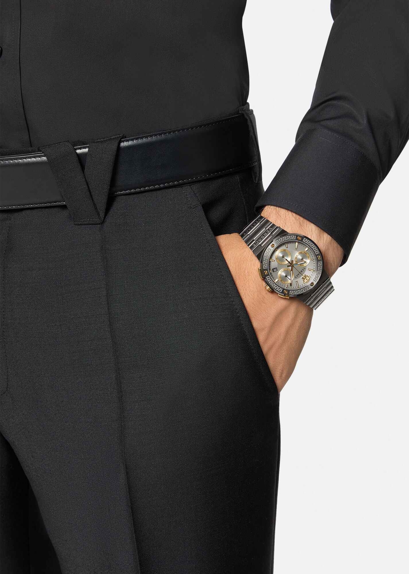 Greca Logo Chrono Watch - 5