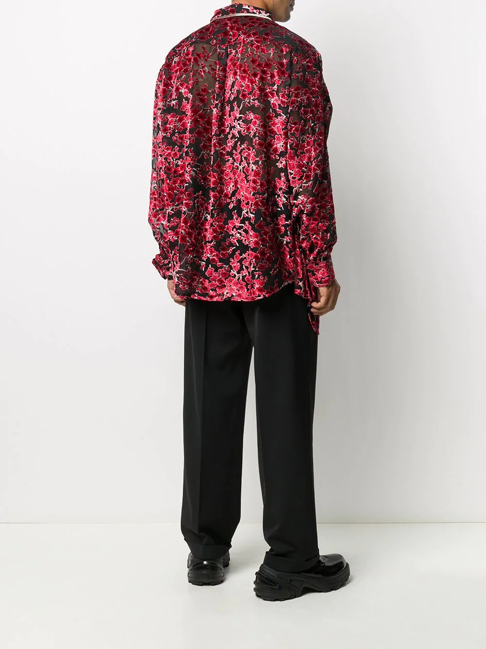 floral ruched shirt - 4