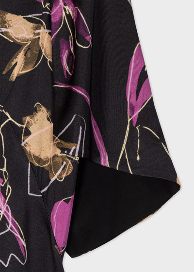 Paul Smith Black 'Ink Floral' Maxi Dress outlook