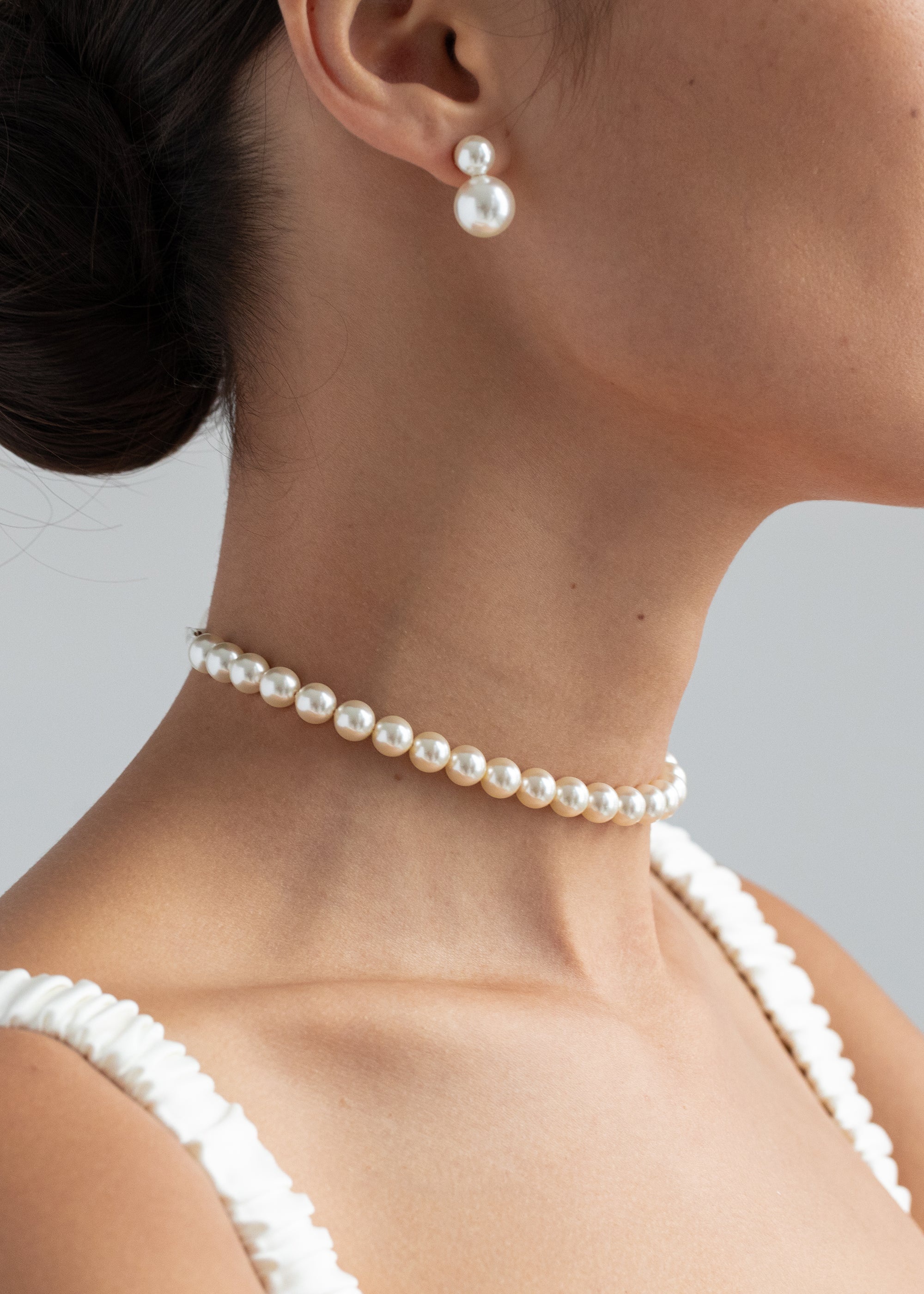 Jennifer Behr Pearl Ribbon Tie | REVERSIBLE