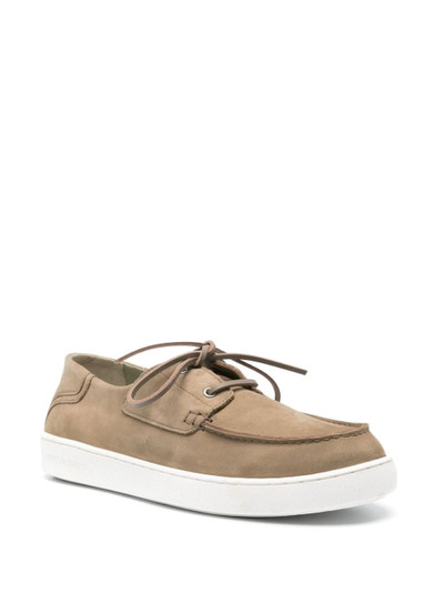 Paul & Shark lace-up suede Boat shoes outlook