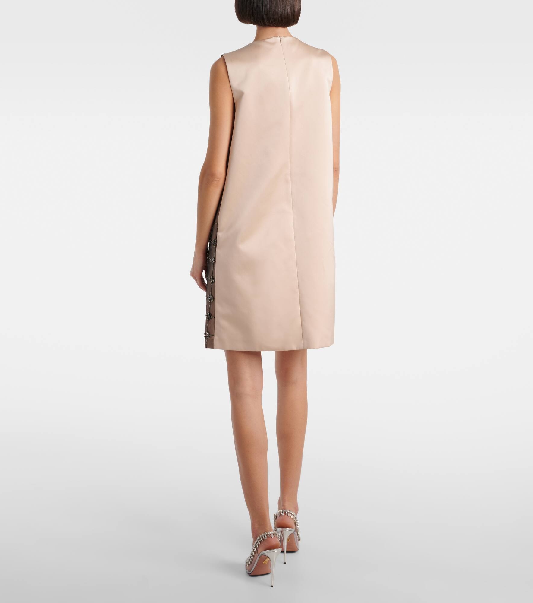 Acino embellished tulle and satin minidress - 3