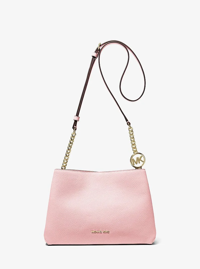 Christina Small Pebbled Leather Crossbody Bag - 1