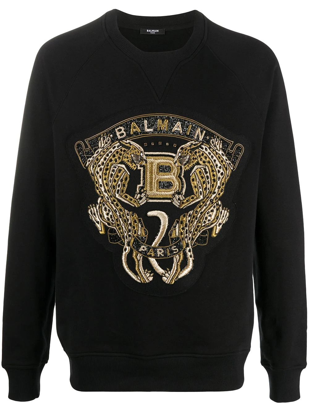 logo print sweatshirt - 1