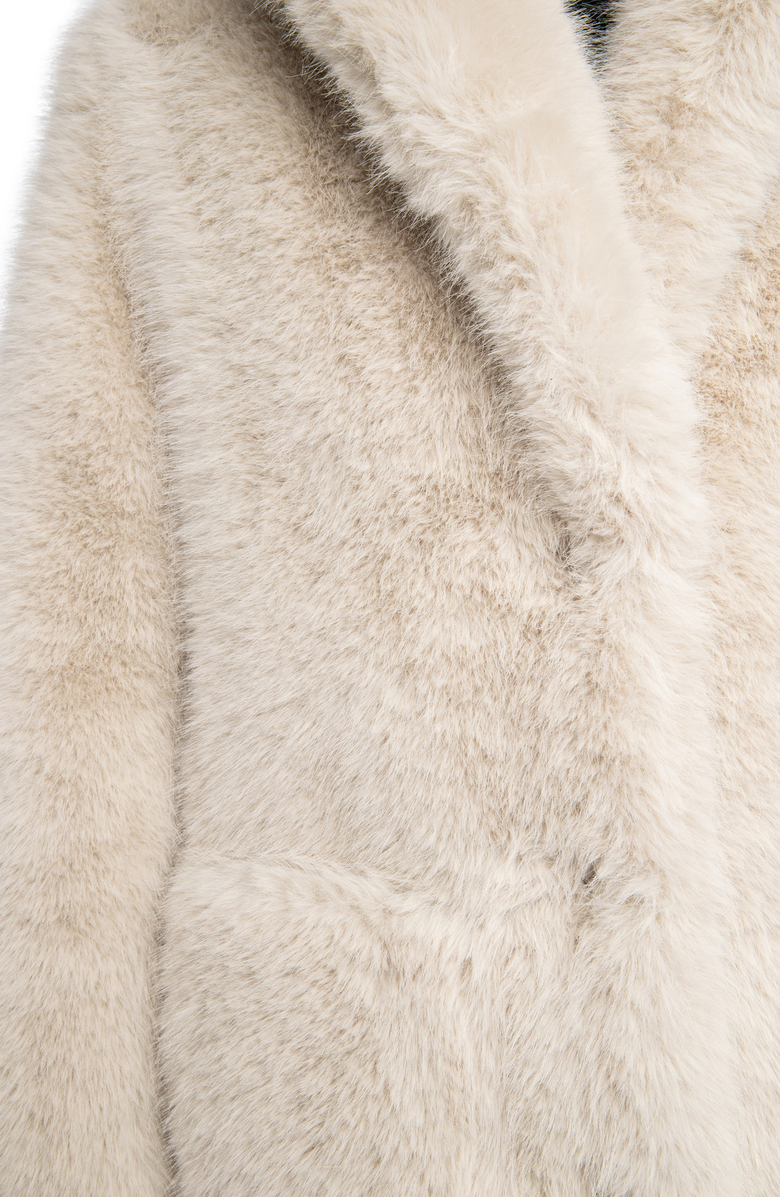 Zadig & Voltaire Fleur Faux Fur Coat in Ecru at Nordstrom - 4
