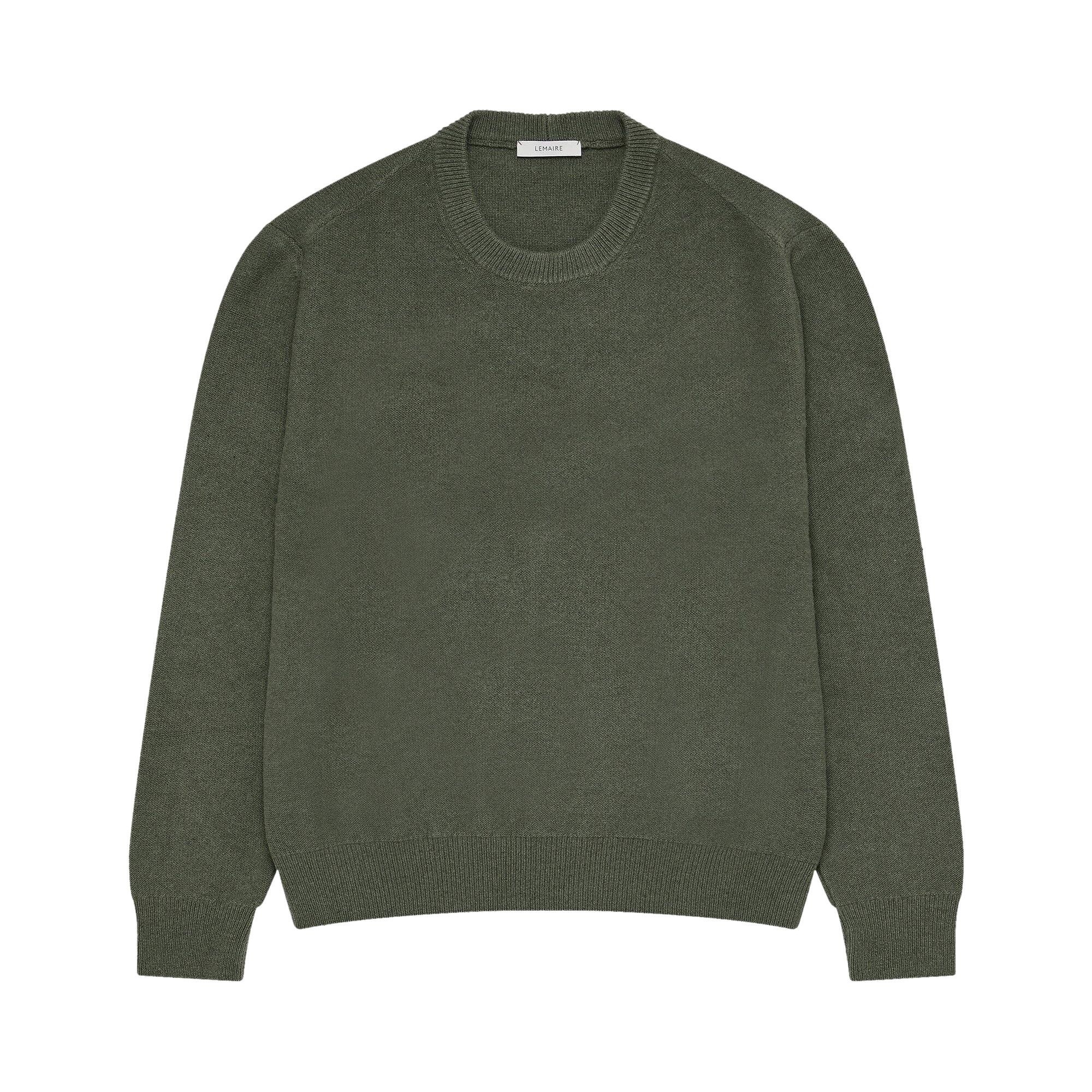 Lemaire Crewneck Jumper Sweater 'Light Moss' - 1