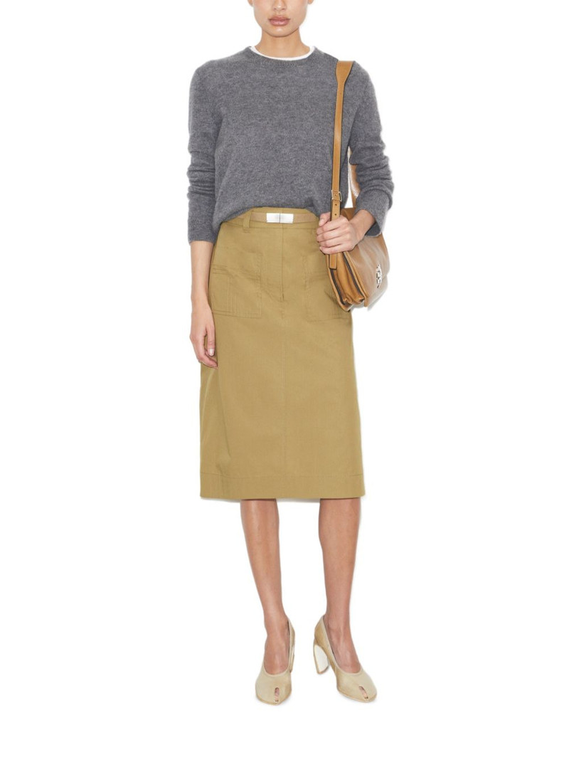 TORY BURCH cotton camp skirt outlook
