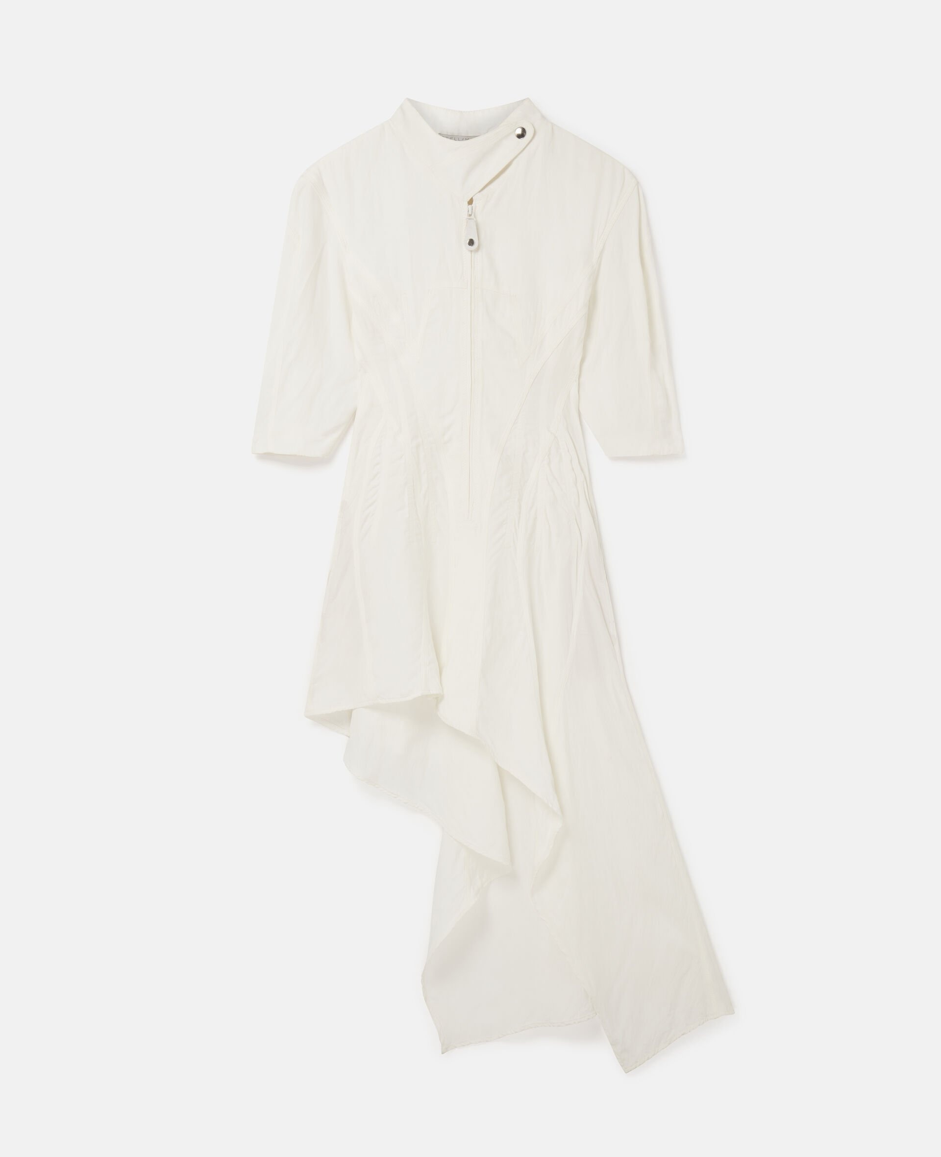 Linen Corset Shirt Dress - 1