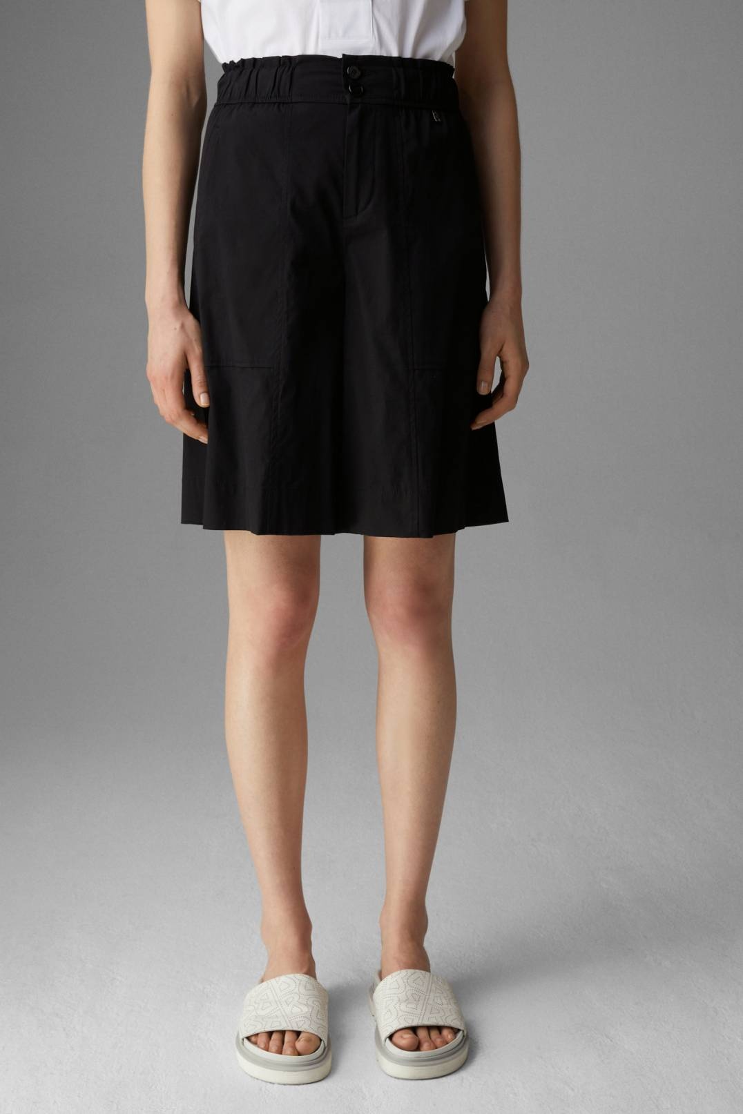 IDA BERMUDA SHORTS IN BLACK - 2